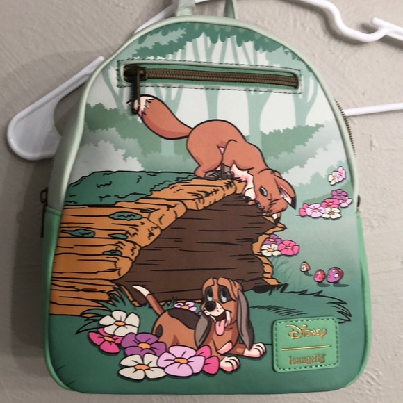 Disney Handbags - MOVING SALE🚚 PRICE DROPPING🚨 Disney Loungefly Fox and Hound Mini Backpack NWT